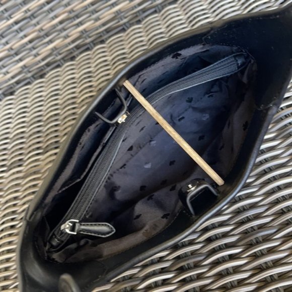 Kate Spade Crossbody Tweed Fabric Blue Multi - Picture 7 of 16